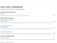 Tablet Screenshot of lovinlifeinyellowknife.blogspot.com