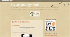 Desktop Screenshot of myartandmysoul.blogspot.com