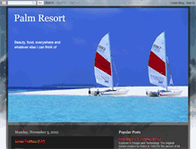 Tablet Screenshot of palmresort.blogspot.com