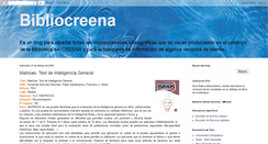 Desktop Screenshot of bibliocreena.blogspot.com