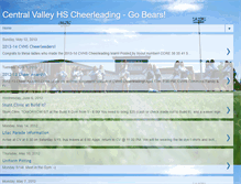 Tablet Screenshot of cvhscheerleading.blogspot.com