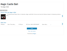 Tablet Screenshot of magiccastlebali.blogspot.com