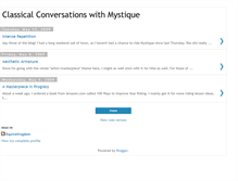 Tablet Screenshot of classicalconversationswithmystique.blogspot.com