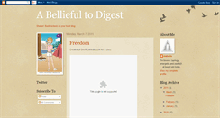 Desktop Screenshot of bellieful.blogspot.com