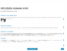Tablet Screenshot of influenzahumana9.blogspot.com