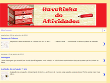 Tablet Screenshot of gavetinhadeatividades.blogspot.com