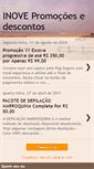 Mobile Screenshot of inove-descontos.blogspot.com