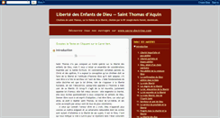 Desktop Screenshot of liberte-des-enfants-de-dieu.blogspot.com