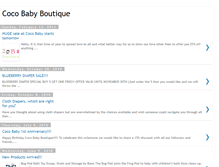 Tablet Screenshot of cocobabyboutique.blogspot.com