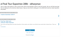 Tablet Screenshot of expofinaltour.blogspot.com