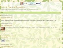 Tablet Screenshot of naturalpracticalremedies.blogspot.com