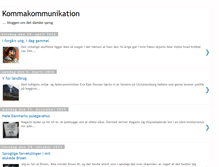 Tablet Screenshot of kommakommunikation.blogspot.com