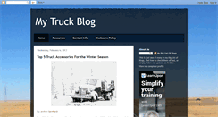 Desktop Screenshot of mytruck-blog.blogspot.com