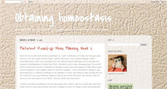 Desktop Screenshot of obtaininghomeostasis.blogspot.com