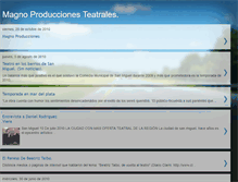 Tablet Screenshot of magnoprodteatrales.blogspot.com