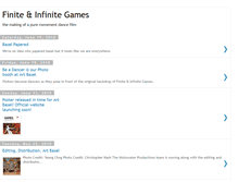 Tablet Screenshot of finiteandinfinitegames.blogspot.com