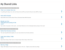 Tablet Screenshot of mysharedlinks.blogspot.com