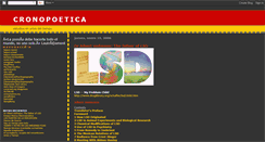 Desktop Screenshot of cronopoetica.blogspot.com