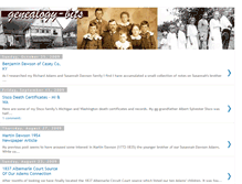Tablet Screenshot of genealogy-bits.blogspot.com