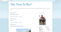 Desktop Screenshot of mytimetorun.blogspot.com