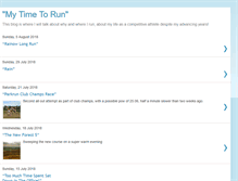 Tablet Screenshot of mytimetorun.blogspot.com