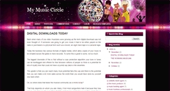 Desktop Screenshot of mymusiccircle.blogspot.com