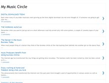 Tablet Screenshot of mymusiccircle.blogspot.com