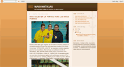 Desktop Screenshot of makinoticias.blogspot.com