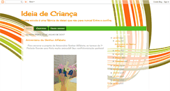Desktop Screenshot of ideiadecrianca.blogspot.com
