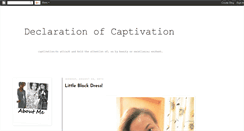 Desktop Screenshot of declarationofcaptivation.blogspot.com