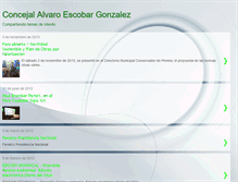 Tablet Screenshot of concejalalvaroescobar.blogspot.com