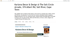 Desktop Screenshot of karizmadecoranddesign.blogspot.com