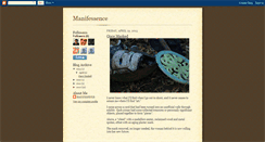 Desktop Screenshot of manifessence.blogspot.com