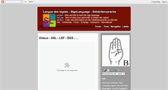 Desktop Screenshot of languesignes.blogspot.com