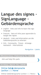 Mobile Screenshot of languesignes.blogspot.com