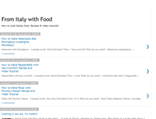 Tablet Screenshot of fromitalywithfood.blogspot.com