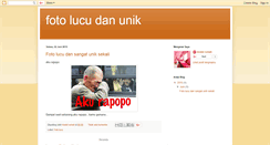 Desktop Screenshot of fotolucudanunik.blogspot.com