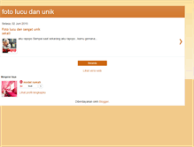 Tablet Screenshot of fotolucudanunik.blogspot.com