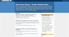 Desktop Screenshot of library-vendor-relations.blogspot.com
