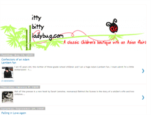 Tablet Screenshot of ittybittyladybug.blogspot.com