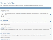 Tablet Screenshot of helpwithyourwebsite.blogspot.com