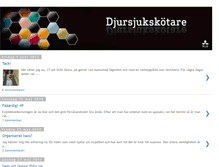 Tablet Screenshot of djursjukskotare.blogspot.com