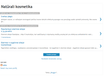 Tablet Screenshot of naturalkosmetika.blogspot.com