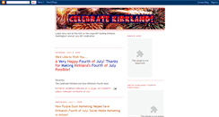 Desktop Screenshot of celebratekirkland.blogspot.com