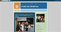 Desktop Screenshot of loqueseadondesea.blogspot.com
