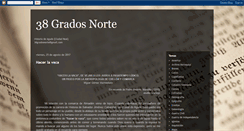 Desktop Screenshot of 38gradosnorte.blogspot.com