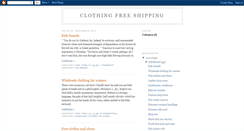 Desktop Screenshot of clothing-free-shipping-221.blogspot.com