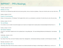 Tablet Screenshot of imprintprsmusings.blogspot.com