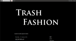 Desktop Screenshot of fashionastrash.blogspot.com
