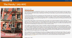 Desktop Screenshot of 141nyc.blogspot.com